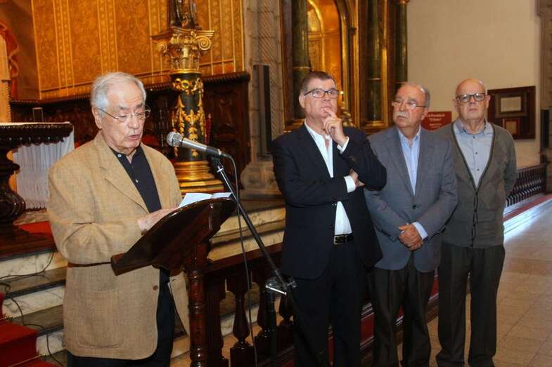 Momento del acto del pasado lunes (Foto Jesús Ruiz Mesa)